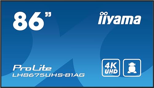 IIYAMA- Afficheur professionnel 86   LH8675UHS-B1AG