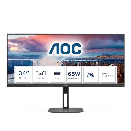 AOC- Ecran bureautique 34" U34V5C