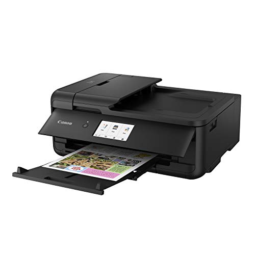 CANON PIXMA TS9550A MFP colour inkjet A4 A3 15ipm Print 200sheets USB LAN Wi-Fi Black