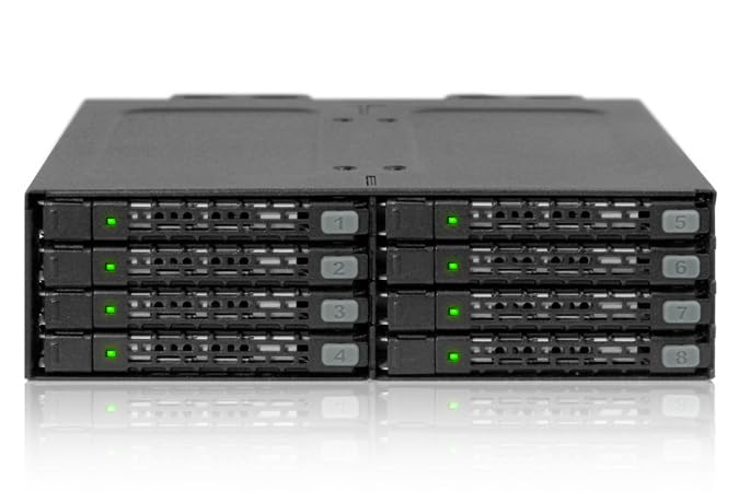 ICY DOCK Rack amovible MB998SP-B 8 disques SATA 2.5"
