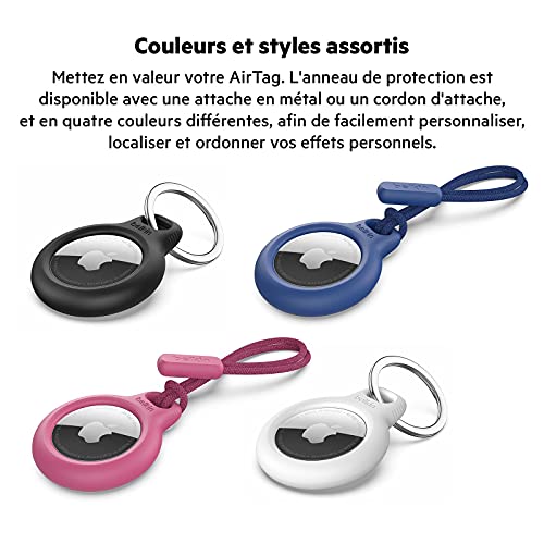 BELKIN Airtag Protection avec Cordon Bleu