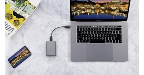 LACIE Mobile SSD 2To Secure USB-C USB 3.0 Space Gray