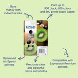 EPSON 4LB Singlepack Black 202 Kiwi Clara Premium Ink
