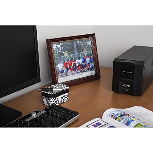 APC Smart-UPS SMT750IC UPS AC 220/230/240V 500Watt 750VA RS-232 USB output connectors 6 Black with APC SmartConnect