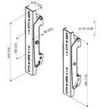 VOGEL S Barre VESA verticale PFS 3204 fixe & inclinable, 160 kg