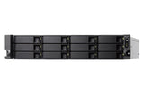 QNAP TS-1283XU-RP-E2124-8G 12-Bay NAS E-2124 8Go DDR4 12x2.5p/3.5p SATA HDD/SSD 4 GigaLan 2x10GbE SFP