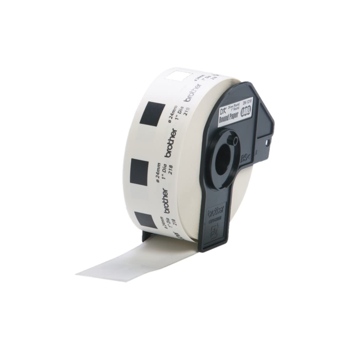 BROTHER P-TOUCH DK-11218 die-cut round label 24x24mm 1000 labels