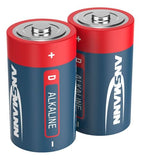 ANSMANN Piles alcalines 1514-0000 LR20 / D blister de 2