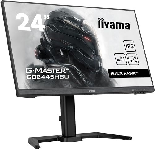 "iiyama G-MASTER GB2445HSU-B1 écran plat de PC 61 cm (24"") 1920 x 1080 pixels Full HD LED Noir"