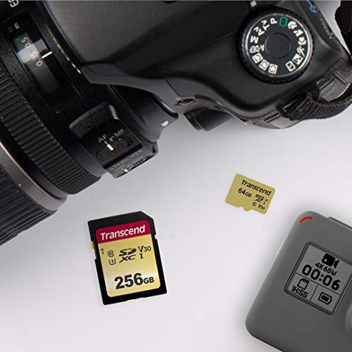 TRANSCEND 128Go UHS-I U3 Carte SD puce MLC pour appareil photo Reflex