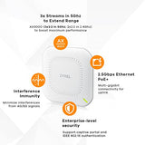 Zyxel NWA90AX PRO 2400 Mbit/s Blanc Connexion Ethernet, supportant l'alimentation via ce port (PoE)