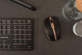 CHERRY Pack clavier & souris DW 9100 sans fil noir/bronze,EU