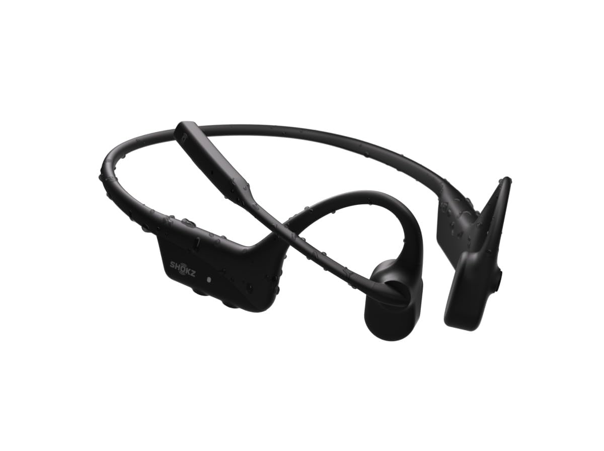 SHOKZ Casque sans-fil à conduction osseuse OpenComm2 - Noir