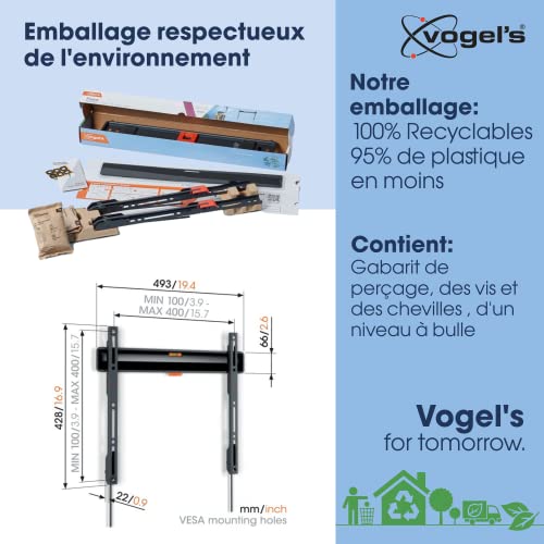 VOGEL S Support écran mural TVM 3405