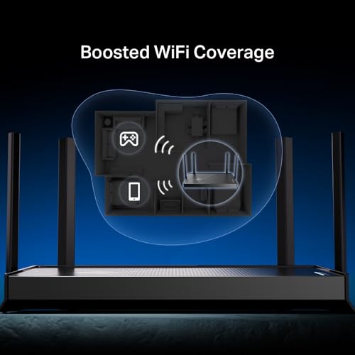 TP-LINK Archer BE230 BE3600 Dual-Band Wi-Fi 7 Router 688 Mbps at 2.4GHz + 2882Mbps at 5GHz 4x Antennas