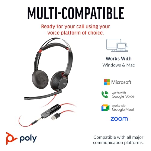 Poly BW 5220 USB-C HS+3.5mmP+USB-C/A