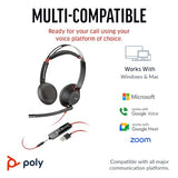 POLY Blackwire C5220 casque MS USB-C/A+Jack - 2 écout.