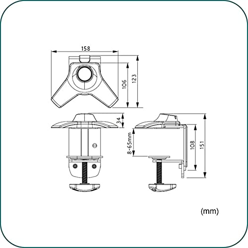 AAVARA Pince TC001 pour supports Aavara