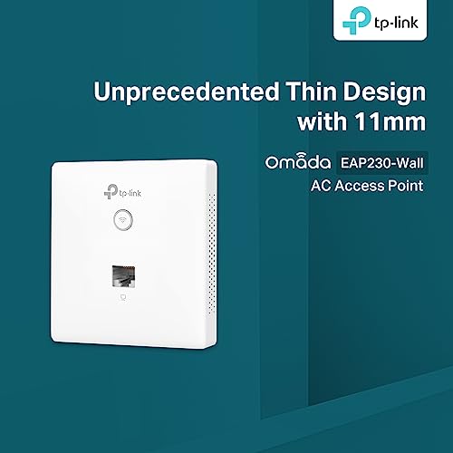 TP-LINK EAP230-WALL PLASTRON MURAL WiFi 5 AC1200 PoE Actif