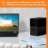 WD My Book Duo 36To Black RAID Storage Dual-Drive RAID 0/1 JB0D USB3.1 RTL