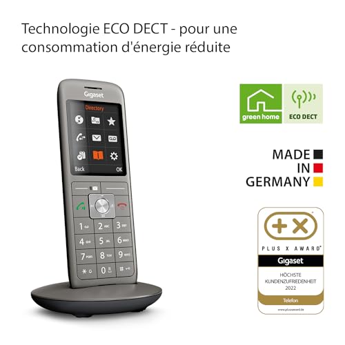 Gigaset CL660 DUO Tél. sans fil DECT - base + 2 combinés