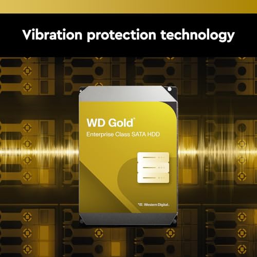 WD Gold 16To HDD 7200rpm 6Gb/s sATA 512Mo cache 3.5p intern RoHS compliant Enterprise Bulk