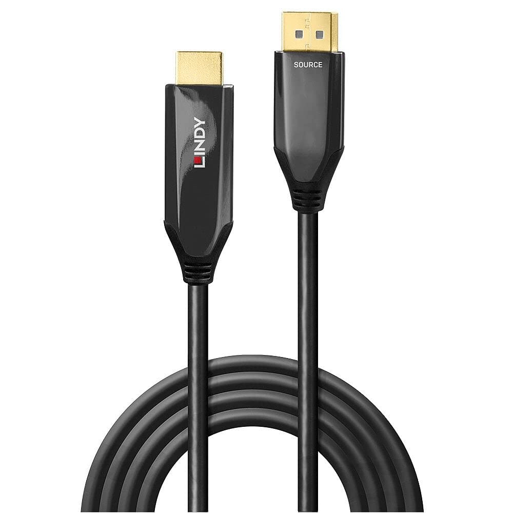 LINDY 2m Active DisplayPort 1.4 to HDMI 8K60 Cable