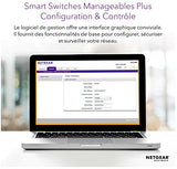 NETGEAR GS105E-200PES commutateur réseau Géré L2/L3 Gigabit Ethernet (10/100/1000) Gris