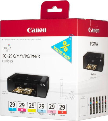 Cartouche CANON 4873B005 PGI-29 - 6 couleurs