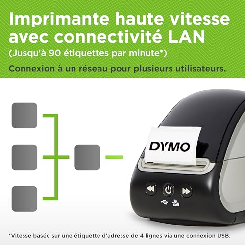 DYMO Imprimante d étiquettes LabelWriter 550 Turbo