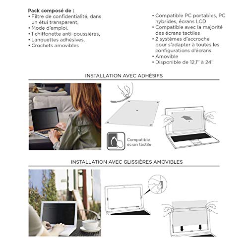 Privacy Filter 27'' 16:09 Dim : 598x33