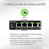 NETGEAR GS308EP Switch manageable 8 ports Gigabit PoE+ 62W