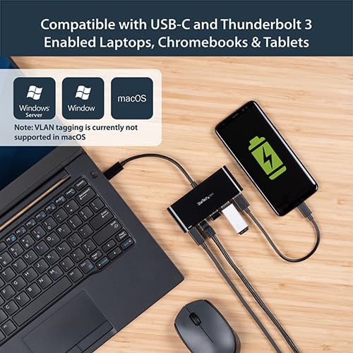 Adapter Hub USB C to Ethernet 3 Port