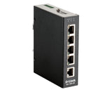 D-LINK 5 Port Unmanaged Switch with 5 x 10/100/1000BaseTX ports
