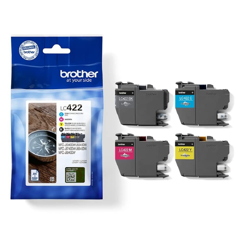 BROTHER LC422VAL Ink Cartridge For BH19M/B Compatible with MFC-J5340DW MFC-J5740DW MFC-J6540DW MFC-J6940DW 550/550 pages
