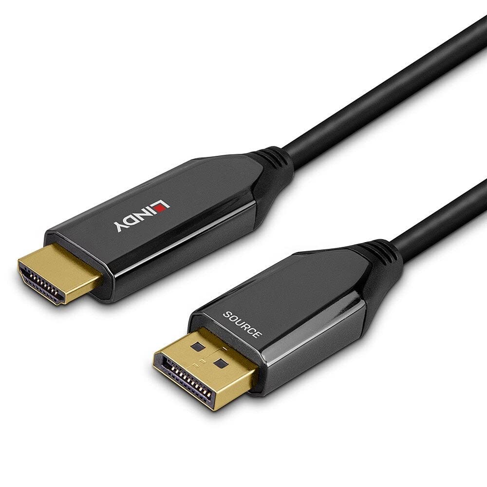 LINDY 2m Active DisplayPort 1.4 to HDMI 8K60 Cable
