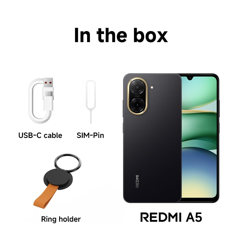 Xiaomi Redmi A5 (6.88" - 128 Go, 4 Go RAM) Or