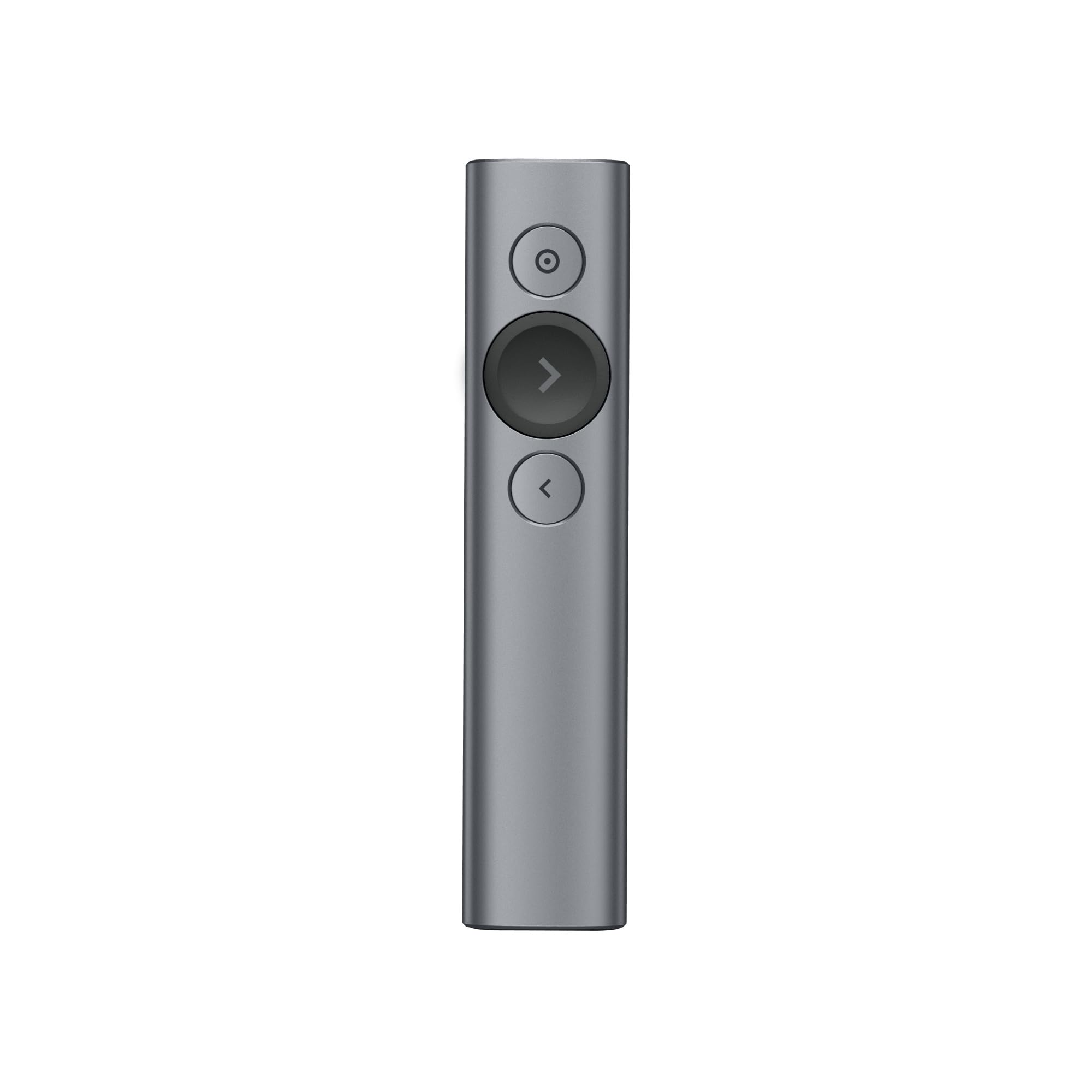 LOGITECH Spotlight Presentation remote control 3 buttons slate