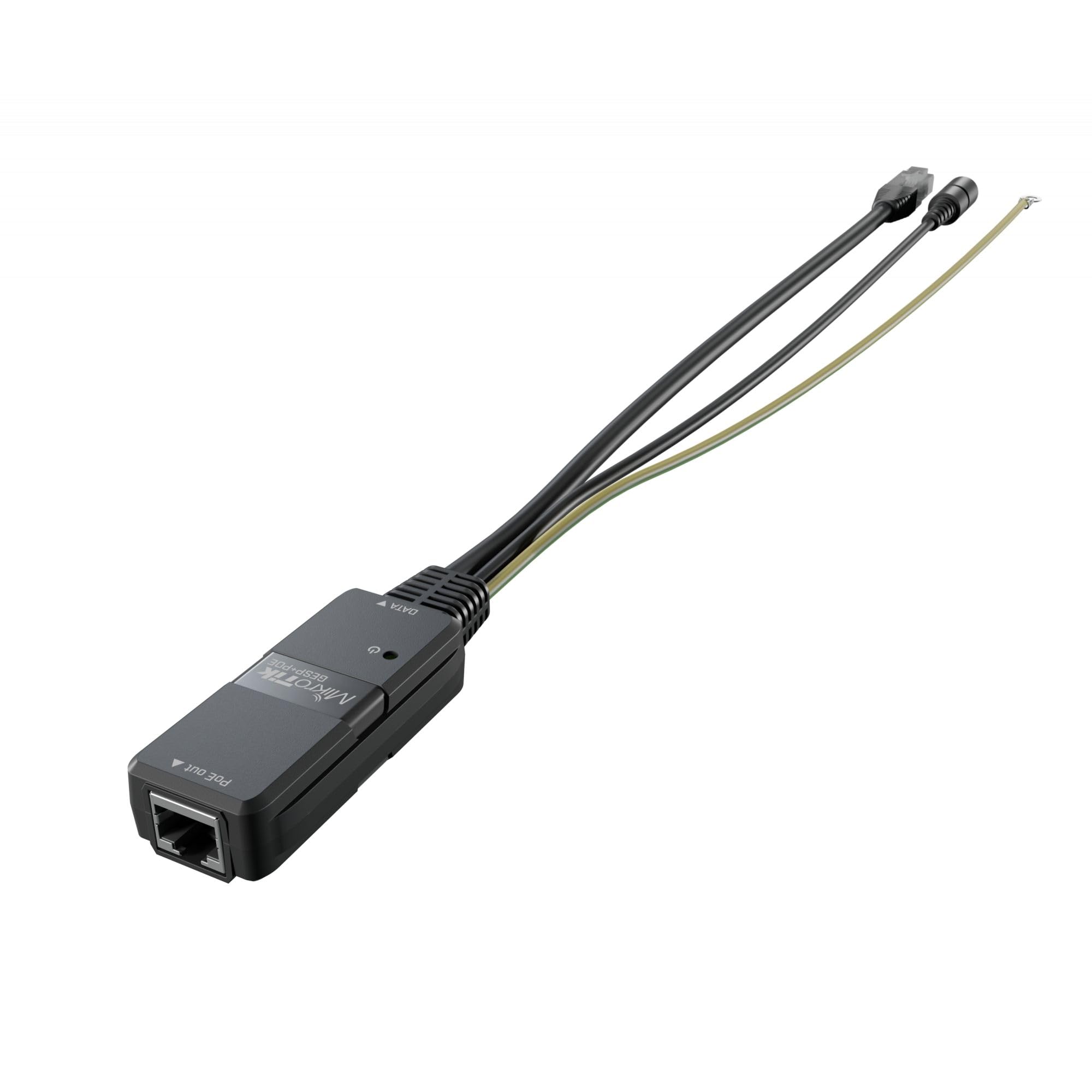 Mikrotik Passive Gigabit PoE injector with surge protection, indoor enclosure