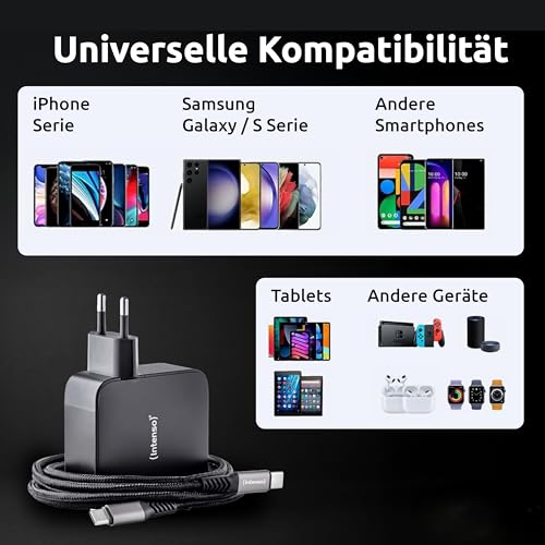 CHARGEUR SECTEUR USB TYPE C 140 W AVEC CORDON 2,0 M