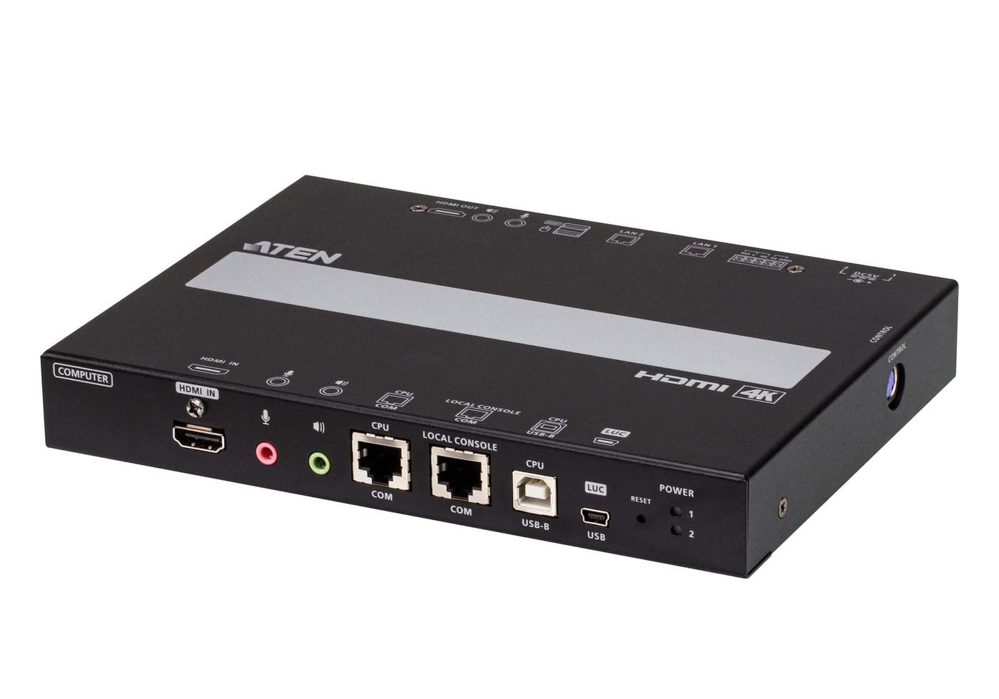 ATEN RCMHD101U commutateur écran, clavier et souris Noir