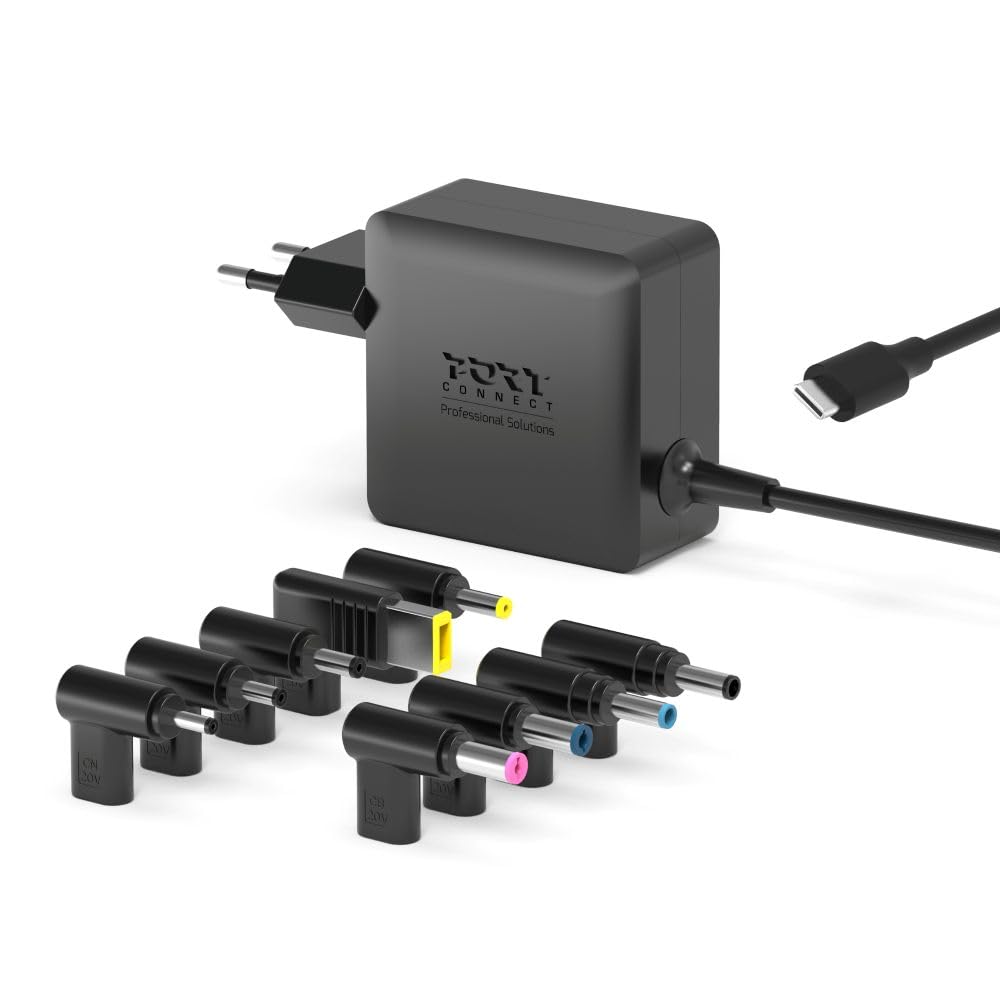 PORT DESIGNS Power Supply GaN 65W - PLUG IN - UNIVERSAL - EU