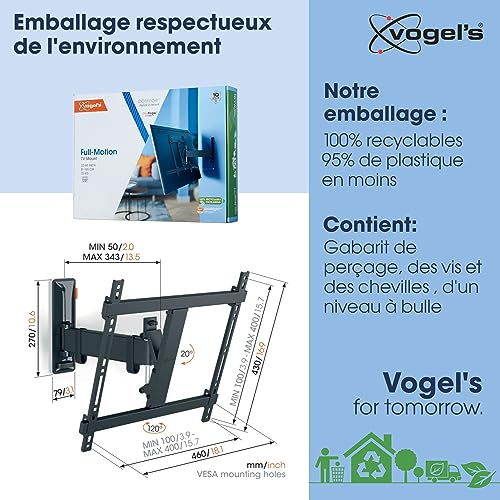 VOGEL S Support écran mural TVM 3425