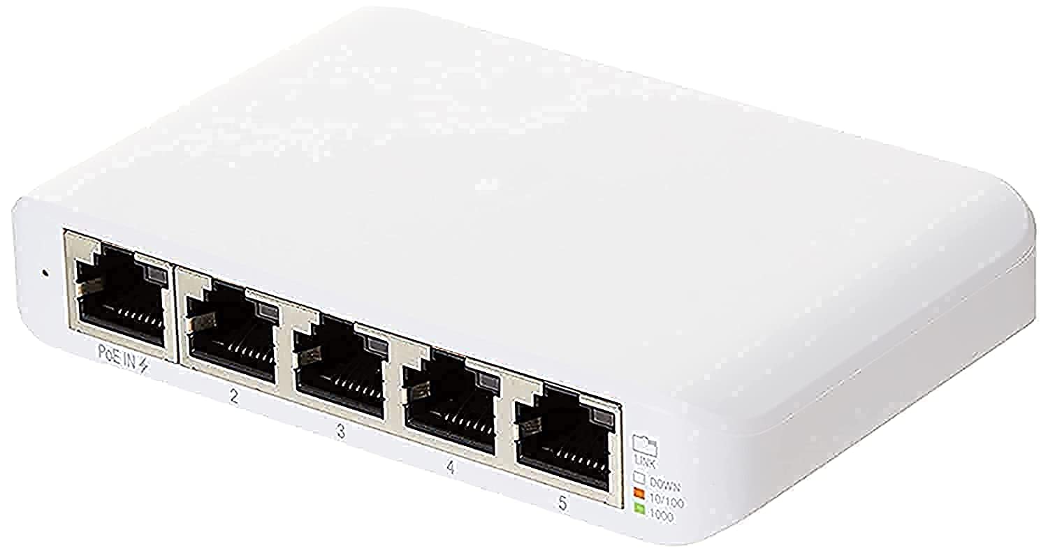 Ubiquiti USW-FLEX-MINI Networks UniFi USW Flex Mini Géré Gigabit Ethernet (10/100/1000) Connexion Ethernet, supportant l'alimentation via ce port (PoE) Blanc