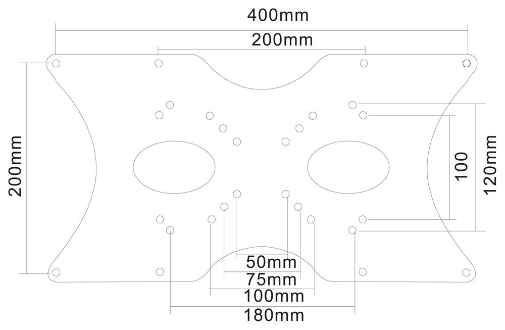 NEOMOUNTS FPMA-VESA400 Adaptateur VESA 22-52p