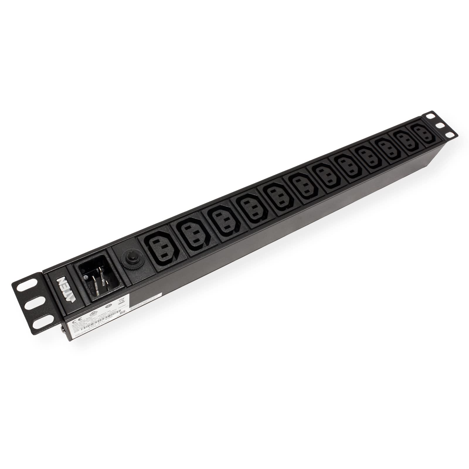 ATEN PE0212G unité de distribution d'énergie 12 sortie(s) CA 1U Noir