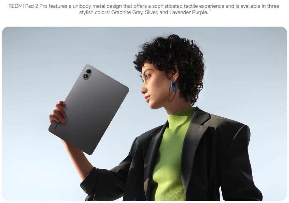 Xiaomi Redmi Pad 2 Pro (WIFI - 12.1'' - 256 Go, 8 Go RAM) Argent