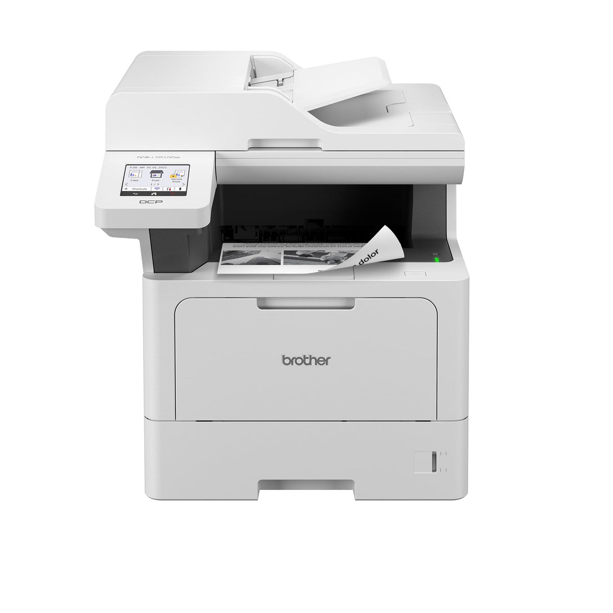 BROTHER DCP-L5510DW MFP Mono B/W laser A4 48ppm copy 48ppm print 250 sheets USB 2.0 Gigabit LAN Wi-Fi NFC USB 2.0 host