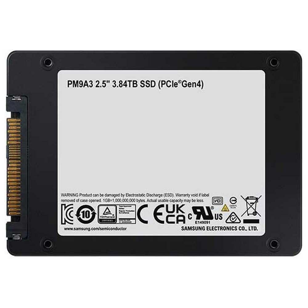 Samsung PM9A3 3.84TB 2.5" U.2 SSD PCIe 4.0 x4 Read Intensive DWPD 1 MZQL23T8HCLS-00A07