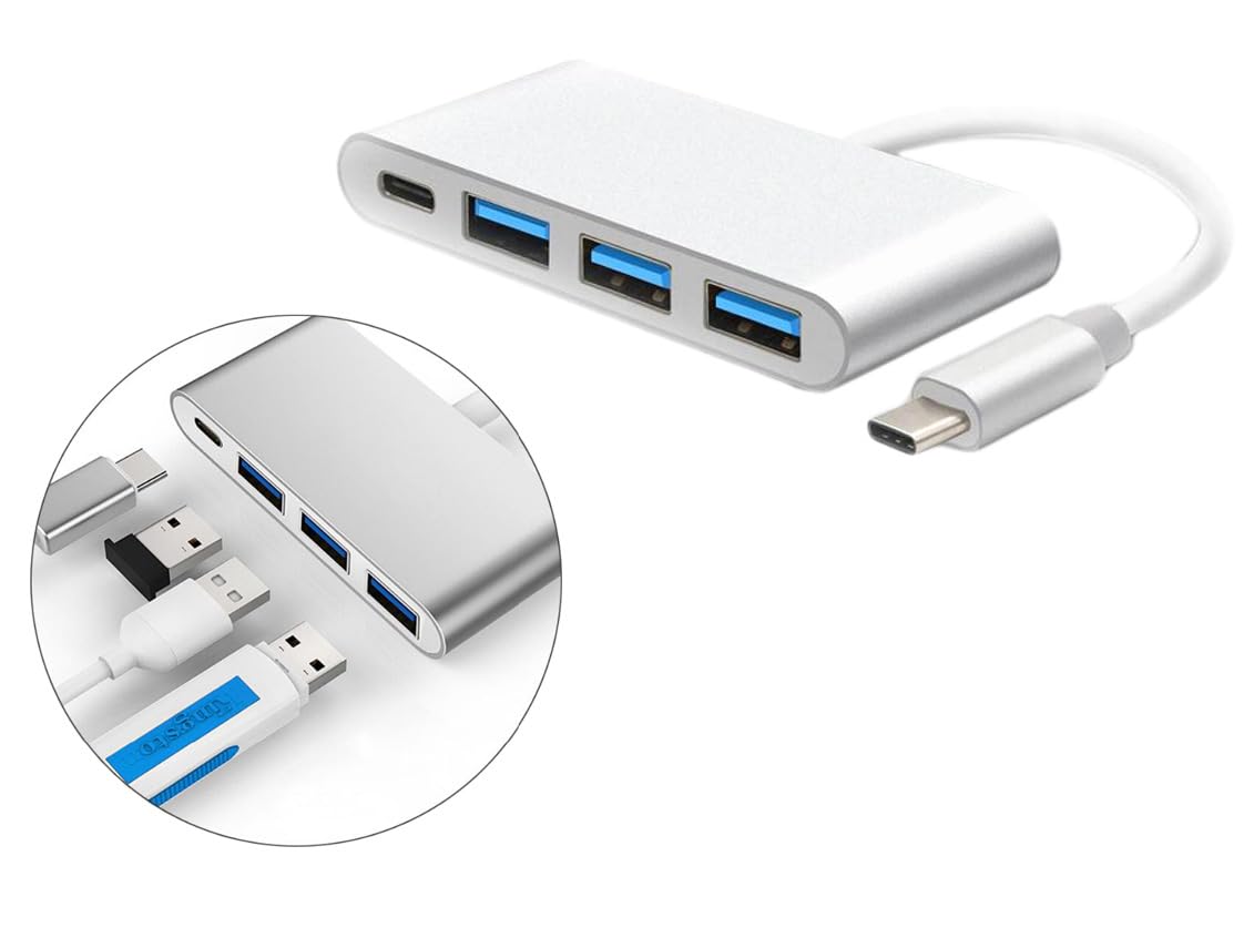 Hub USB-C 3 Ports USB-A And 1 USB-C Pd